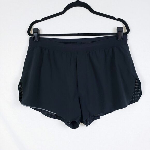 Lululemon Fast/Free Short 3" Black Mens XL Running Breathable Hoochie Daddy - Picture 1 of 12